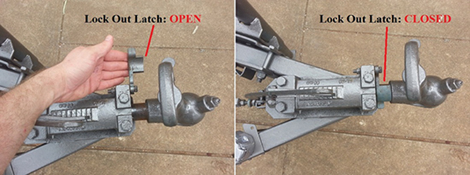 Trailer Lockout Latch