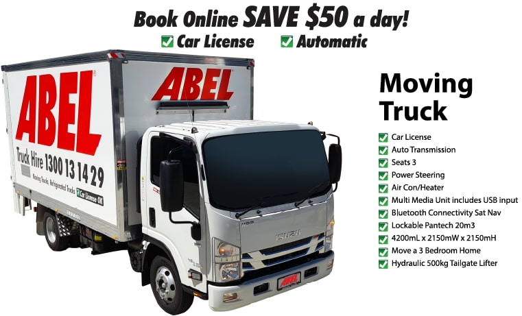 Abel Truck Hire - Truck Specs & Dimensions